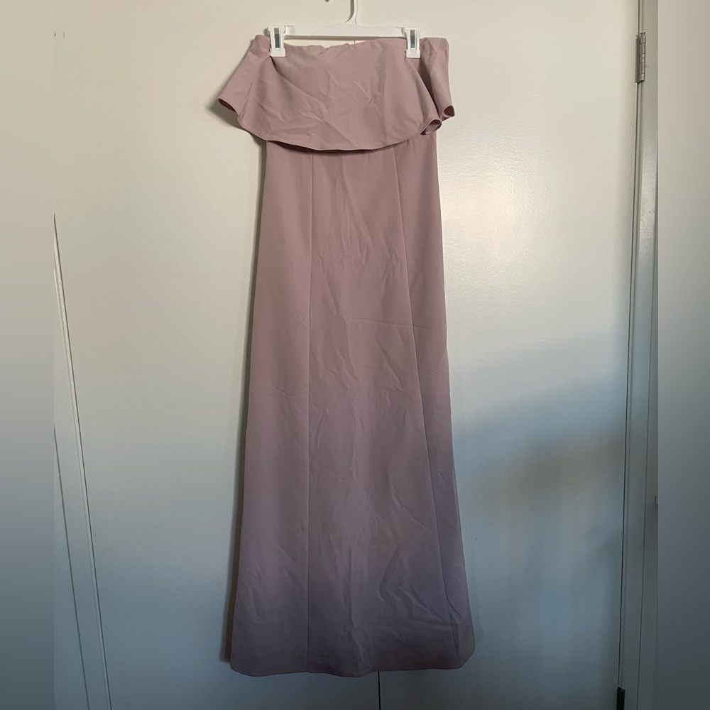 Show Me Your Mumu Monaco Ruffle Dusty Pink Gown  Size Small